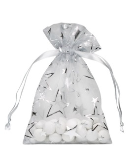 images/productimages/small/Organza zakjes S Ster Zilver.jpg